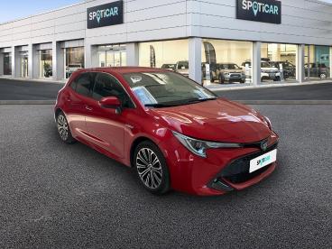 SPOTICAR Toyota Corolla 122h Design Occasion - Berline Hybride Rouge Intense Métallisé - Saint Malo - 1203523846_3