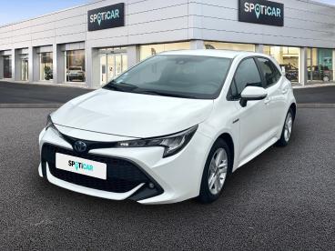 SPOTICAR Toyota Corolla 122h Dynamic Business My19 Occasion - Berline Hybride Blanc Pur - St Martin Lez Tatinghem - 1203713355_1