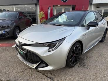 SPOTICAR Toyota Corolla 184h Gr Sport My22 Occasion - Berline Hybride Gris Aluminium Métallisé Bi-ton - Arles Cedex - 1203745585_1