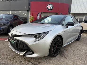 SPOTICAR Toyota Corolla 184h Gr Sport My22 Occasion - Berline Hybride Gris Aluminium Métallisé Bi-ton - Arles Cedex - 1203745585_2