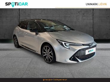 SPOTICAR Toyota Corolla 1.8 140ch Gr Sport My23 Occasion - Berline Hybride Gris Minéral Métallisé Bi-ton - Lievin - 1203936949_1