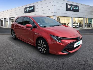 SPOTICAR Toyota Corolla 122h Design My22 Occasion - Berline Hybride Rouge Intense Métallisé - Beaurains - 1204108227_1