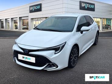 SPOTICAR Toyota Corolla Hybride 140ch Design Occasion - Berline Hybride Blanc - Saint Apollinaire - 1204170826_1