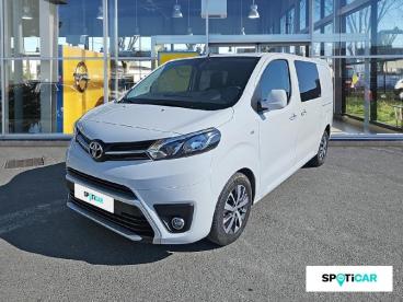 SPOTICAR Toyota Proace Medium 2.0 D-4d 180 Cabine Approfondie Business Bv Occasion - Utilitaire Diesel Blanc Banquise - Epernay - 1203500122_1