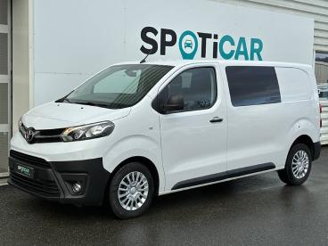 SPOTICAR Toyota Proace Cabine Approfondie Medium 2.0l 140 D-4d Bvm6 Busin Occasion - Utilitaire Diesel Blanc - Lescar - 1203846668_1