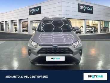 SPOTICAR Toyota Rav4 Hybride 222ch Lounge Awd-i My21 Occasion - Suv-4x4 Hybride Gris Acier Métallisé - Normanville - 1203789153_2