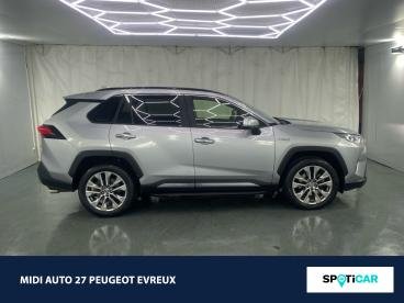 SPOTICAR Toyota Rav4 Hybride 222ch Lounge Awd-i My21 Occasion - Suv-4x4 Hybride Gris Acier Métallisé - Normanville - 1203789153_4
