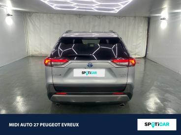 SPOTICAR Toyota Rav4 Hybride 222ch Lounge Awd-i My21 Occasion - Suv-4x4 Hybride Gris Acier Métallisé - Normanville - 1203789153_5