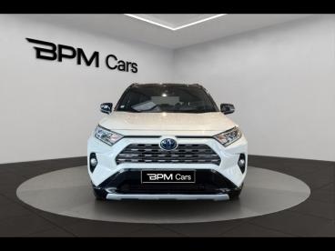 SPOTICAR Toyota Rav4 Hybride 218ch Collection 2wd My20 Occasion - Suv-4x4 Hybride Blanc Nacré/toit Noir Attitude - Amilly - 1203896882_2