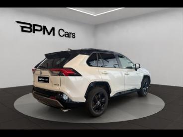 SPOTICAR Toyota Rav4 Hybride 218ch Collection 2wd My20 Occasion - Suv-4x4 Hybride Blanc Nacré/toit Noir Attitude - Amilly - 1203896882_5
