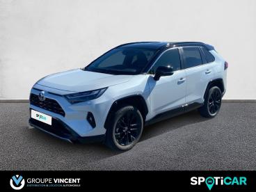 SPOTICAR Toyota Rav4 2.5 Hybride 218 Collection 2wd Occasion - Suv-4x4 Hybride Blanc - Saint Doulchard - 1203990254_1