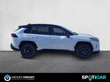 SPOTICAR Toyota Rav4 2.5 Hybride 218 Collection 2wd Occasion - Suv-4x4 Hybride Blanc - Saint Doulchard - 1203990254_4