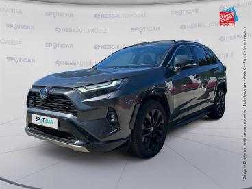 SPOTICAR Toyota Rav4 2.5 Hybride 218ch Collection 2wd My23 Occasion - Suv-4x4 Hybride Gris Acier/toit Noir Attitude - Franois - 1204166825_1
