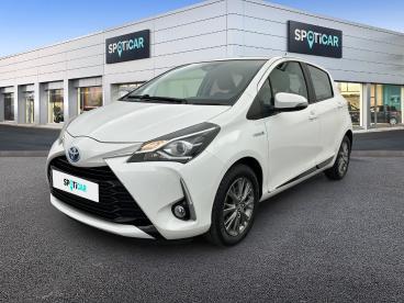 SPOTICAR Toyota Yaris 100h Chic 5p Occasion - Citadine Hybride Blanc Nacré - La Ravoire - 1203732225_1