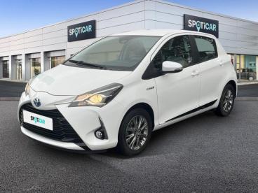 SPOTICAR Toyota Yaris 100h Dynamic 5p Rc18 Occasion - Citadine Hybride Blanc - Beziers - 1203754853_1