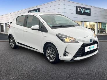 SPOTICAR Toyota Yaris 100h Dynamic 5p Rc18 Occasion - Citadine Hybride Blanc - Beziers - 1203754853_3