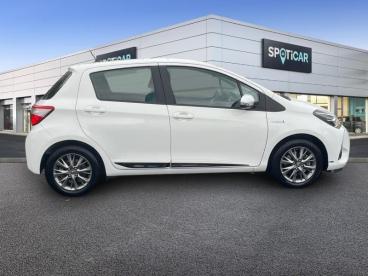 SPOTICAR Toyota Yaris 100h Dynamic 5p Rc18 Occasion - Citadine Hybride Blanc - Beziers - 1203754853_4