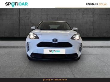 SPOTICAR Toyota Yaris 116h Dynamic My22 Occasion - Citadine Hybride Blanc - Dechy - 1203771002_2