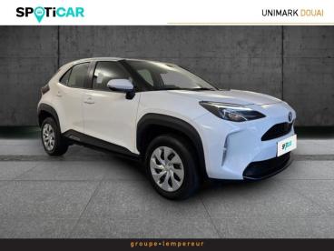 SPOTICAR Toyota Yaris 116h Dynamic My22 Occasion - Citadine Hybride Blanc - Dechy - 1203771002_3