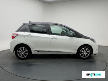 SPOTICAR Toyota Yaris 70 Vvt-i Design Y20 5p My19 Occasion - Citadine Essence Blanc Nacré Bi-ton Toit Gris Atlas - Bourg En Bresse - 1203781508_4