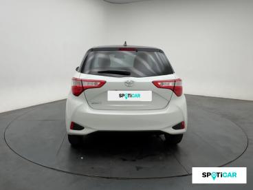 SPOTICAR Toyota Yaris 70 Vvt-i Design Y20 5p My19 Occasion - Citadine Essence Blanc Nacré Bi-ton Toit Gris Atlas - Bourg En Bresse - 1203781508_5