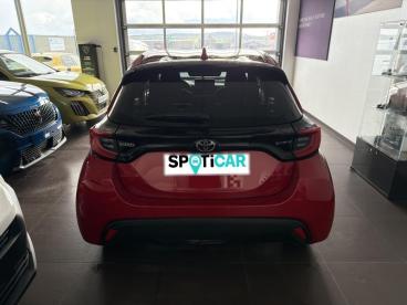 SPOTICAR Toyota Yaris 116h Design 5p My22 Occasion - Citadine Hybride Rouge Intense (n) - Saint Flour - 1203784823_3