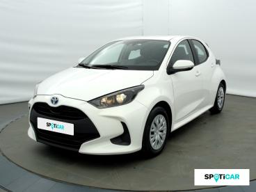 SPOTICAR Toyota Yaris 116h Iconic 5p My22 Occasion - Citadine Hybride Blanc - Albertville - 1203796897_1