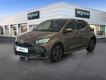 SPOTICAR Toyota Yaris 116h Design Occasion - Citadine Hybride Marron - Montceau Les Mines - 1203866968_1