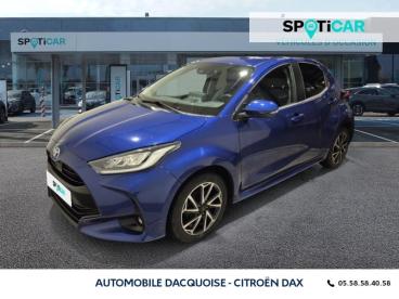 SPOTICAR Toyota Yaris 120 Vvt-i Design 5p My22 Occasion - Citadine Essence Bleu Kyanite (m) - Mees - 1203878718_1