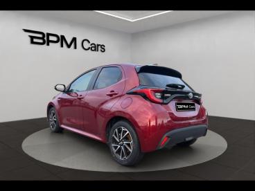 SPOTICAR Toyota Yaris 116h Design 5p My22 Occasion - Citadine Hybride Rouge Fusion (n) - Reze - 1203888703_4