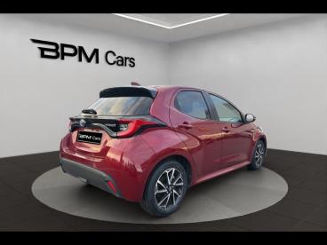 SPOTICAR Toyota Yaris 116h Design 5p My22 Occasion - Citadine Hybride Rouge Fusion (n) - Reze - 1203888703_5