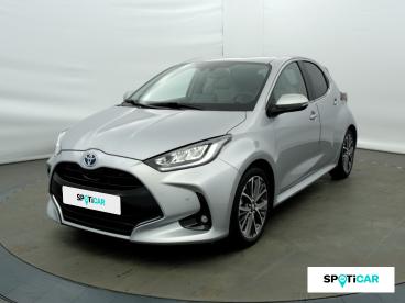SPOTICAR Toyota Yaris 116h Dynamic 5p My21 Occasion - Citadine Hybride Gris Aluminium (m) - Grenoble - 1203894382_1