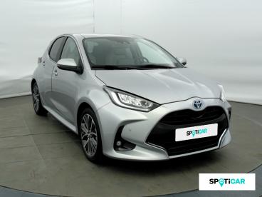 SPOTICAR Toyota Yaris 116h Dynamic 5p My21 Occasion - Citadine Hybride Gris Aluminium (m) - Grenoble - 1203894382_3