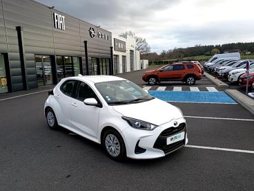 SPOTICAR Toyota Yaris 116h Dynamic Occasion - Citadine Hybride Blanc - La Fleche - 1203902649_5