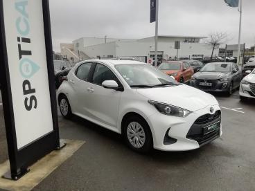SPOTICAR Toyota Yaris 116h Dynamic Occasion - Citadine Hybride Blanc - Beaucouze - 1203904642_3