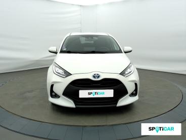 SPOTICAR Toyota Yaris 116h Design 5p My22 Occasion - Citadine Hybride Blanc Pur - Seynod - 1203920883_2
