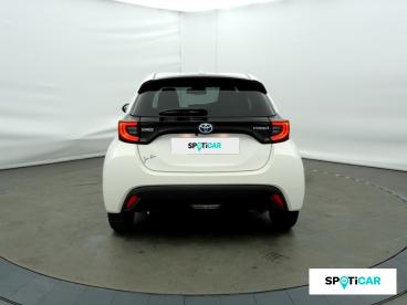SPOTICAR Toyota Yaris 116h Design 5p My22 Occasion - Citadine Hybride Blanc Pur - Seynod - 1203920883_5
