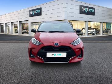 SPOTICAR Toyota Yaris 116h Collection 5p Occasion - Citadine Hybride Bi-ton Rouge Allure / Toit Noir - Reims - 1203931946_2
