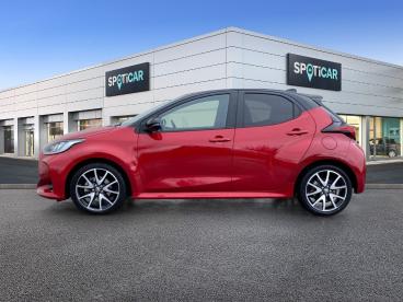 SPOTICAR Toyota Yaris 116h Collection 5p Occasion - Citadine Hybride Bi-ton Rouge Allure / Toit Noir - Reims - 1203931946_4