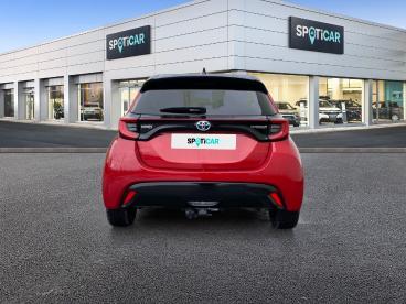SPOTICAR Toyota Yaris 116h Collection 5p Occasion - Citadine Hybride Bi-ton Rouge Allure / Toit Noir - Reims - 1203931946_5