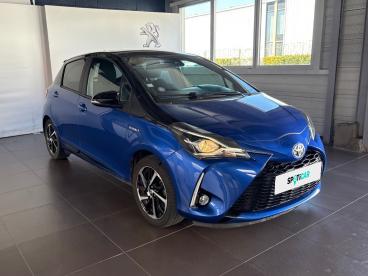 SPOTICAR Toyota Yaris Hybride 100h Collection Occasion - Citadine Hybride Bleu - St Etienne - 1203958561_3