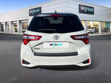 SPOTICAR Toyota Yaris 110 Vvt-i Design Y20 5p My19 Occasion - Citadine Essence Blanc Nacré Bi-ton Toit Gris Atlas - Bourgoin Jallieu - 1203964551_5