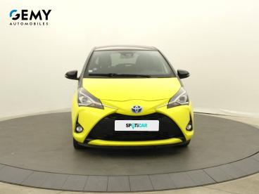 SPOTICAR Toyota Yaris Hybride 100h Collection Jaune Occasion - Citadine Hybride Rechargeable Jaune - Dinan - 1203974447_2