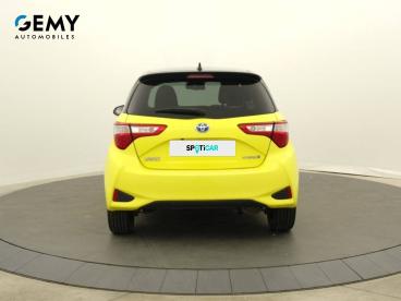 SPOTICAR Toyota Yaris Hybride 100h Collection Jaune Occasion - Citadine Hybride Rechargeable Jaune - Dinan - 1203974447_5