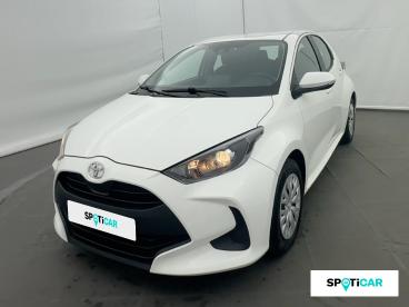 SPOTICAR Toyota Yaris 120 Vvt-i Design 5p My22 Occasion - Citadine Essence Blanc Lunaire (n) - Grenoble - 1203980196_1