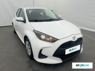 SPOTICAR Toyota Yaris 120 Vvt-i Design 5p My22 Occasion - Citadine Essence Blanc Lunaire (n) - Grenoble - 1203980196_3