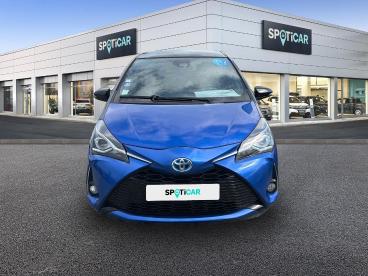 SPOTICAR Toyota Yaris 100h Dynamic 5p Occasion - Citadine Hybride Bleu Nebula - St Agathon - 1204001106_2