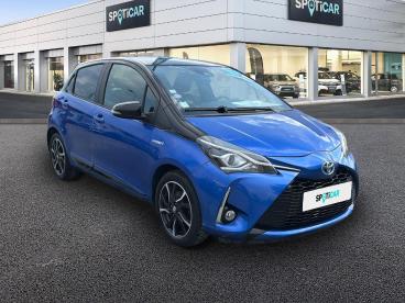 SPOTICAR Toyota Yaris 100h Dynamic 5p Occasion - Citadine Hybride Bleu Nebula - St Agathon - 1204001106_3