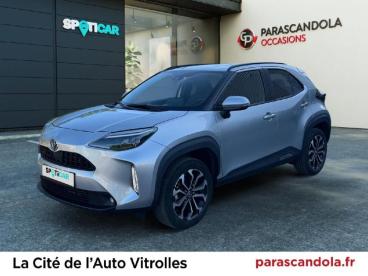 SPOTICAR Toyota Yaris 116h Design Awd-i My22 Occasion - Citadine Hybride Gris Minéral Métallisé - Vitrolles - 1204042323_1