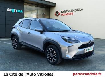 SPOTICAR Toyota Yaris 116h Design Awd-i My22 Occasion - Citadine Hybride Gris Minéral Métallisé - Vitrolles - 1204042323_3